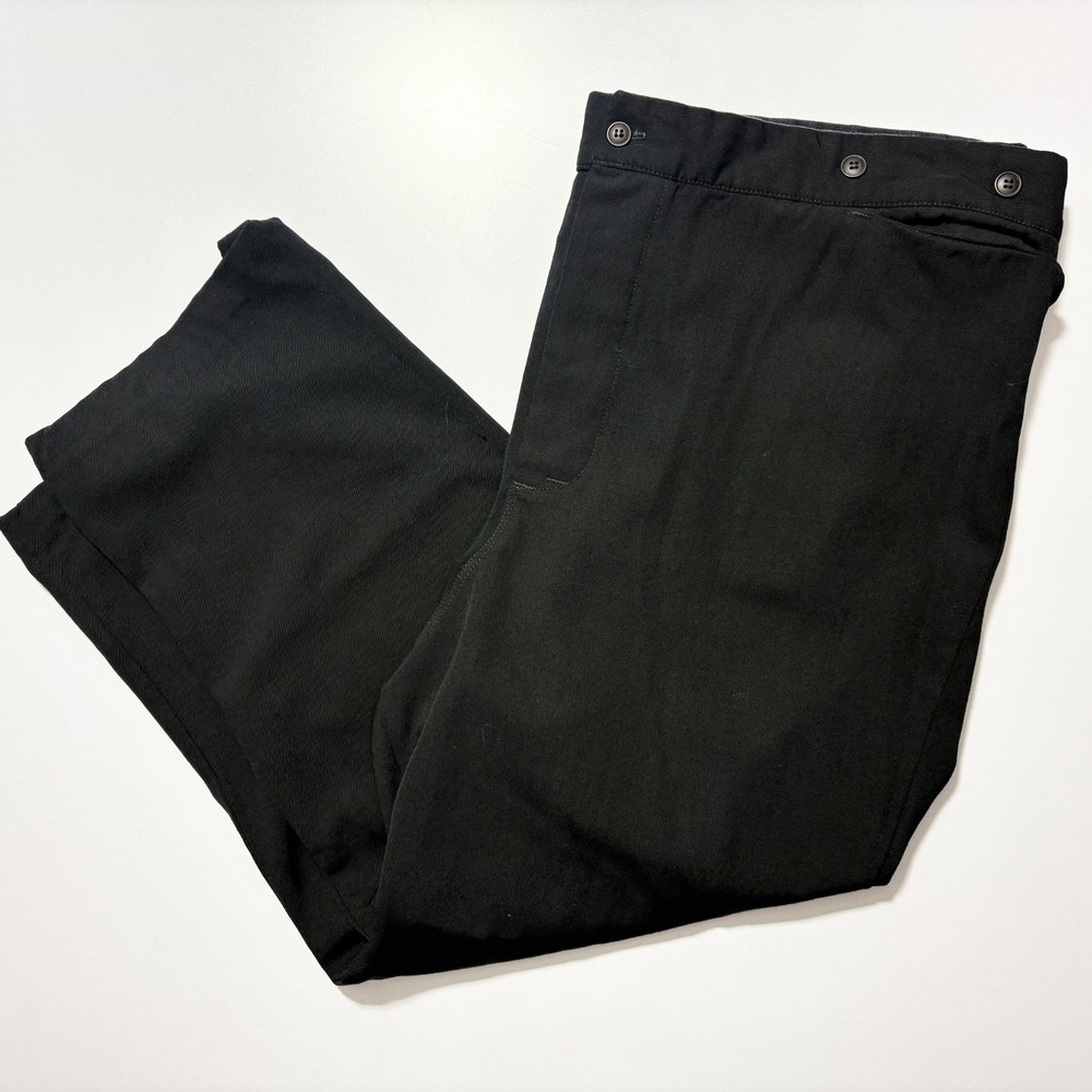 River Junction Trade Co Pants Buckle Back Button Fly Stretch Mens Size 46x24 - Picture 1 of 16